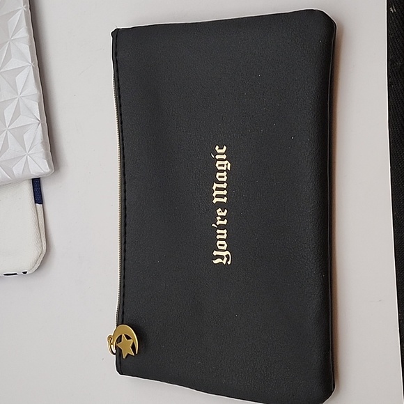 3 Ipsy Bags NWOT Black and White Blue - Picture 9 of 13